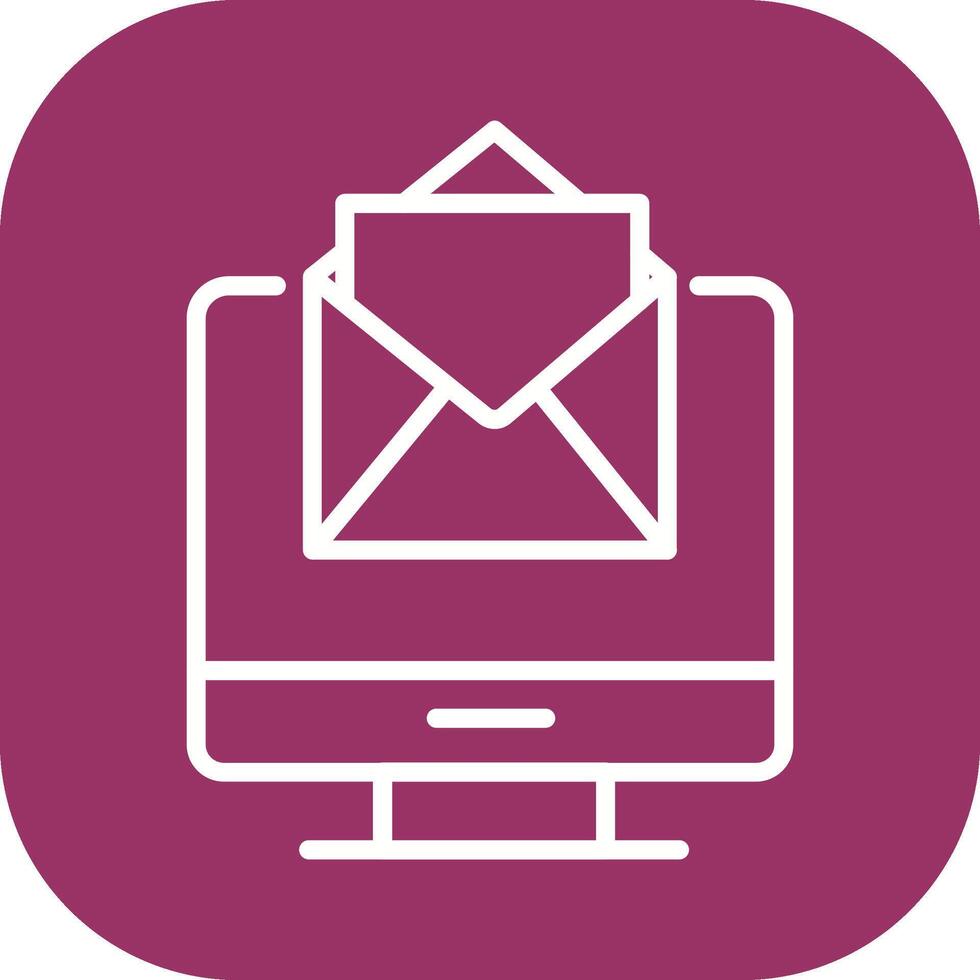 icono de vector de correo