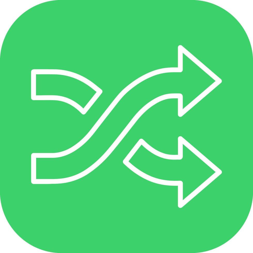 Shuffle Vector Icon