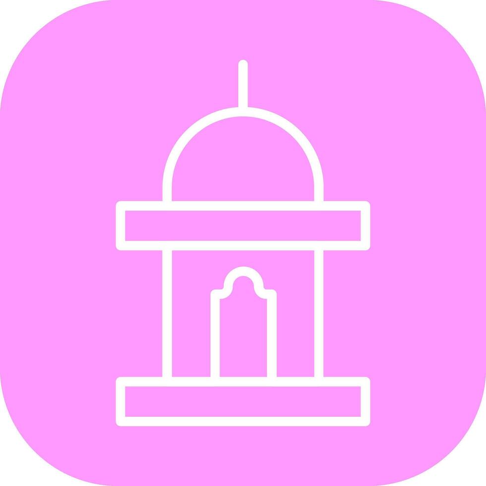 Mimbar Vector Icon