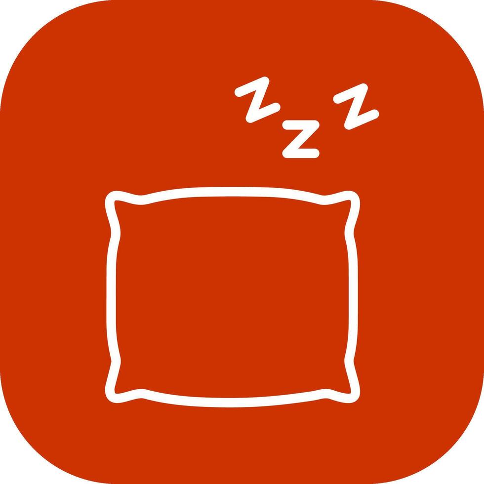 icono de vector de almohada