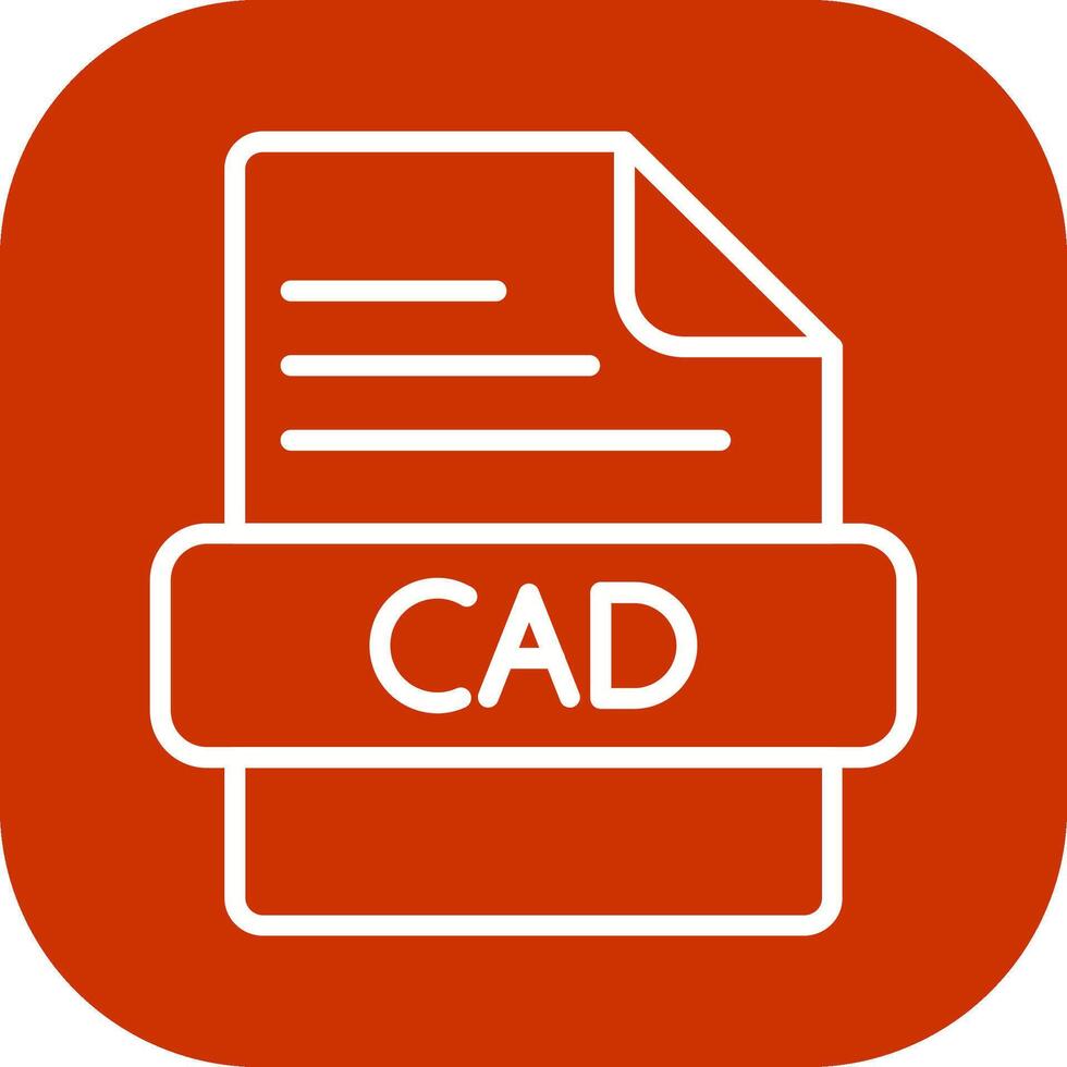 icono de vector de cad