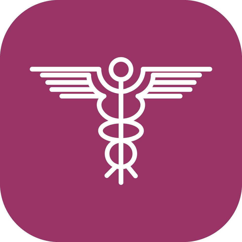 Caduceus Vector Icon