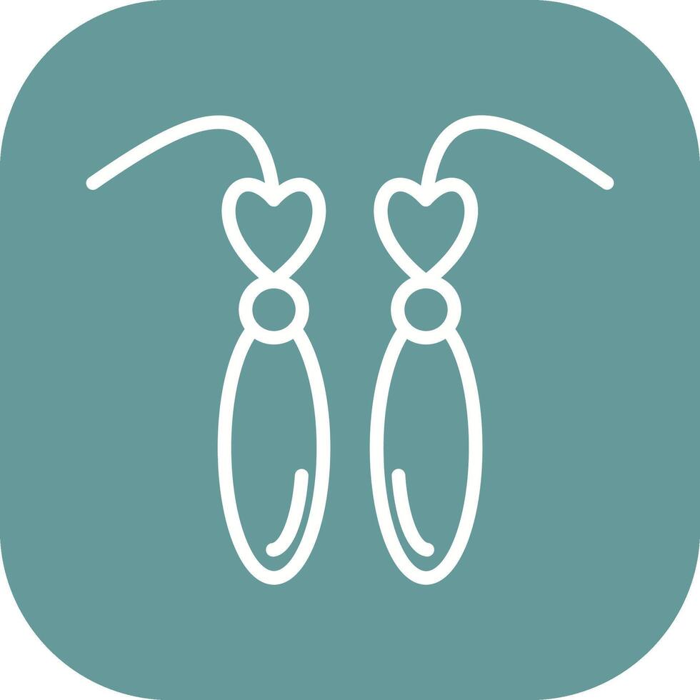 Earrings Vector Icon