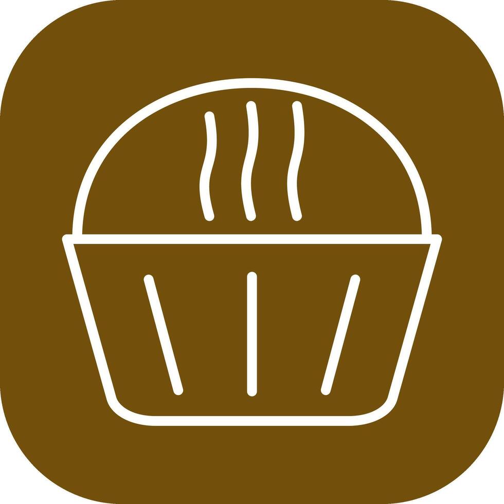 Cream Muffin Vector Icon