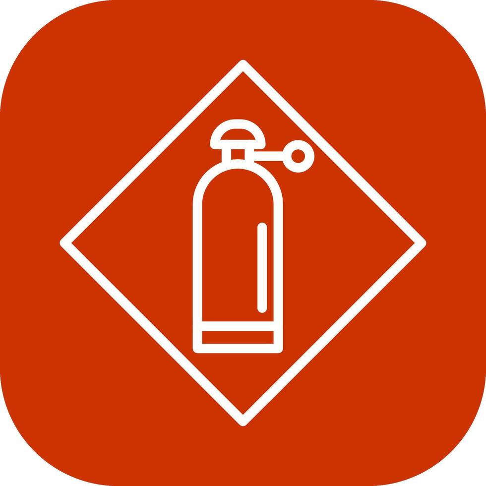 Pressurized Cylinder Vector Icon