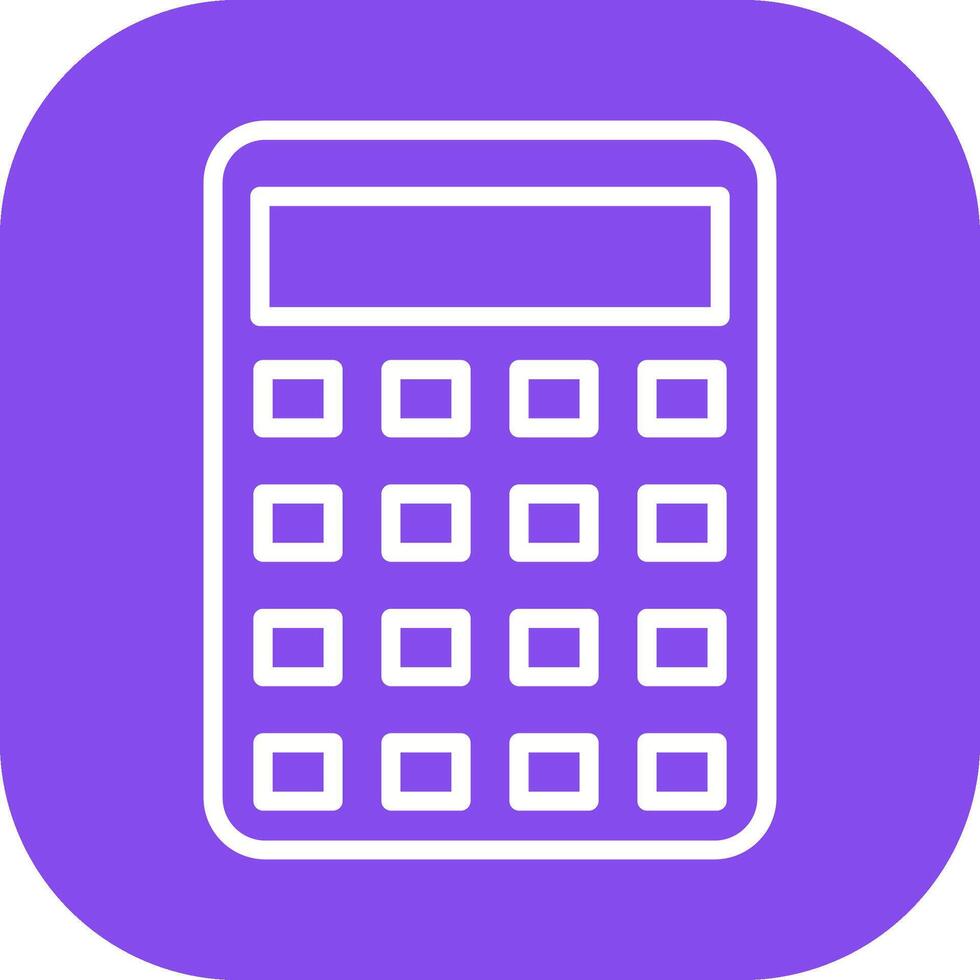 icono de vector de calculadora