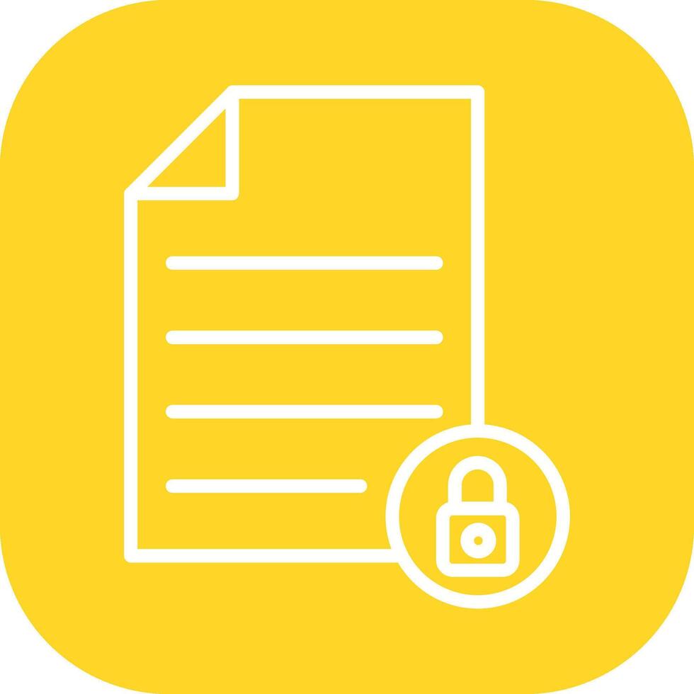 Private Document Vector Icon