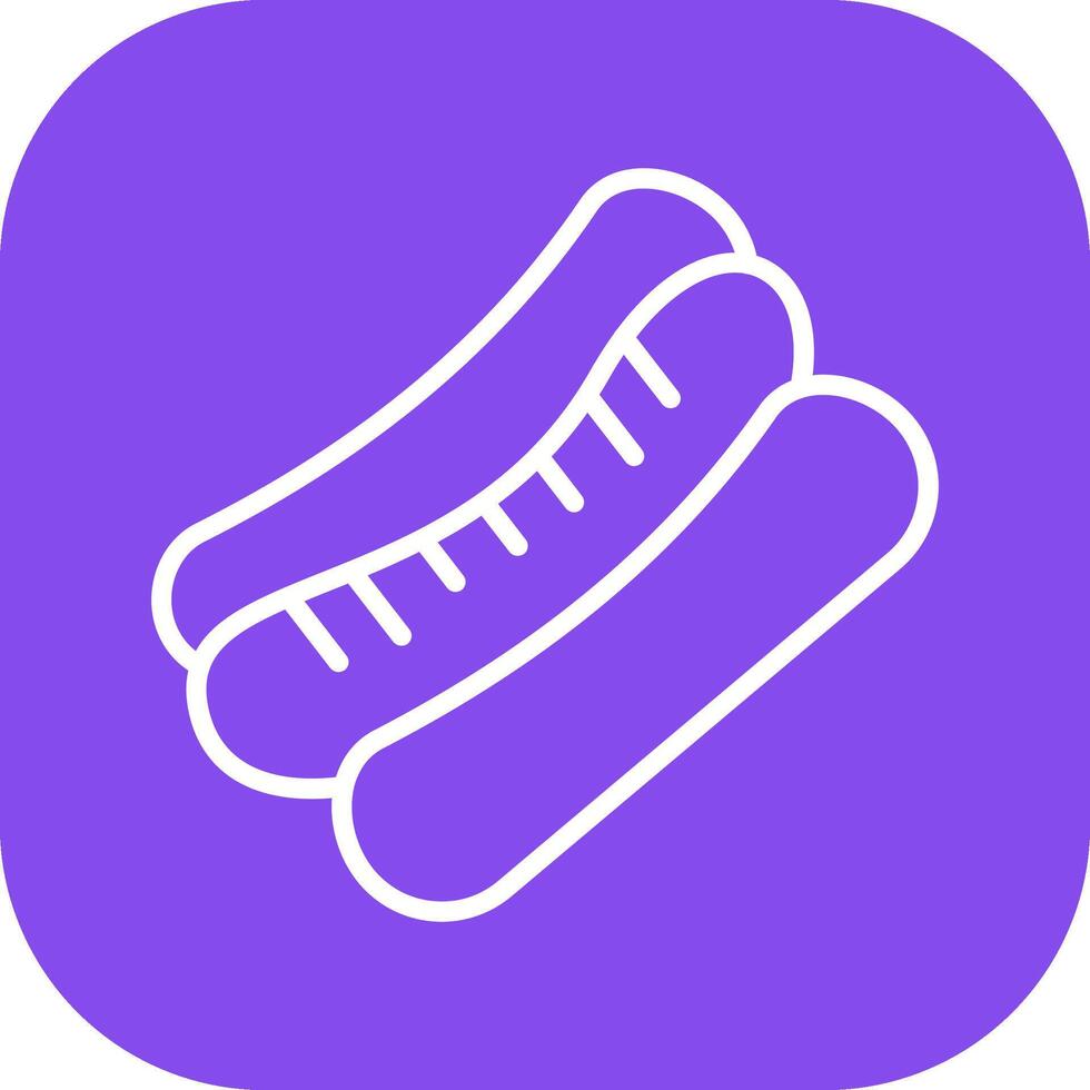 Hot Dog Vector Icon