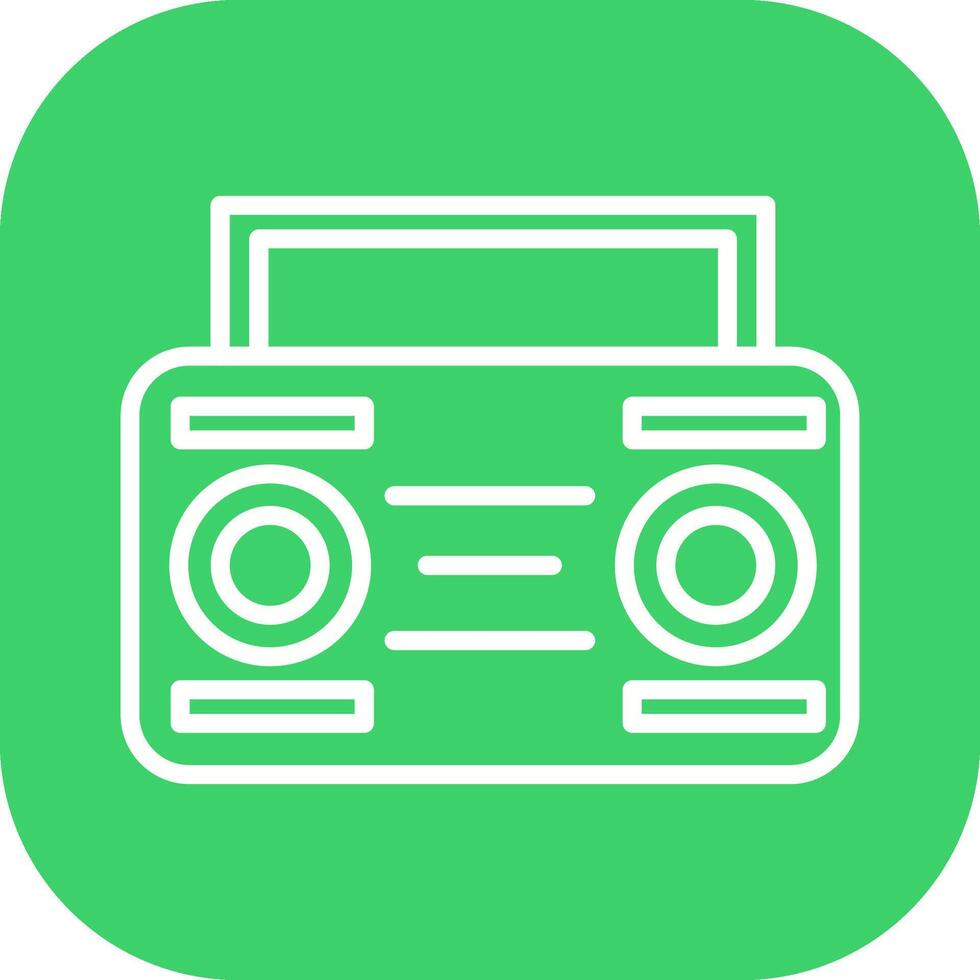 Cassette Player Vector Icon