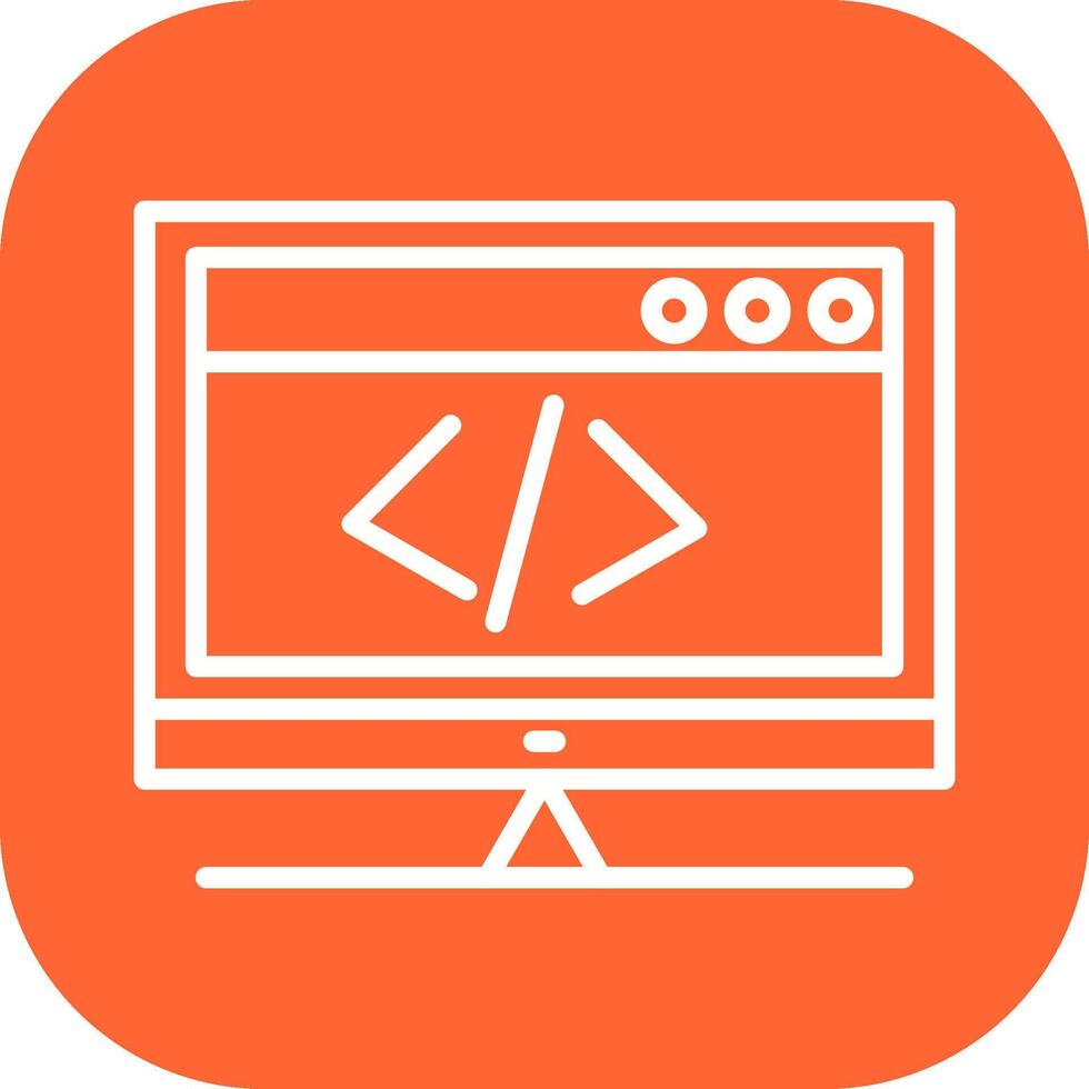HTML Coding Vector Icon