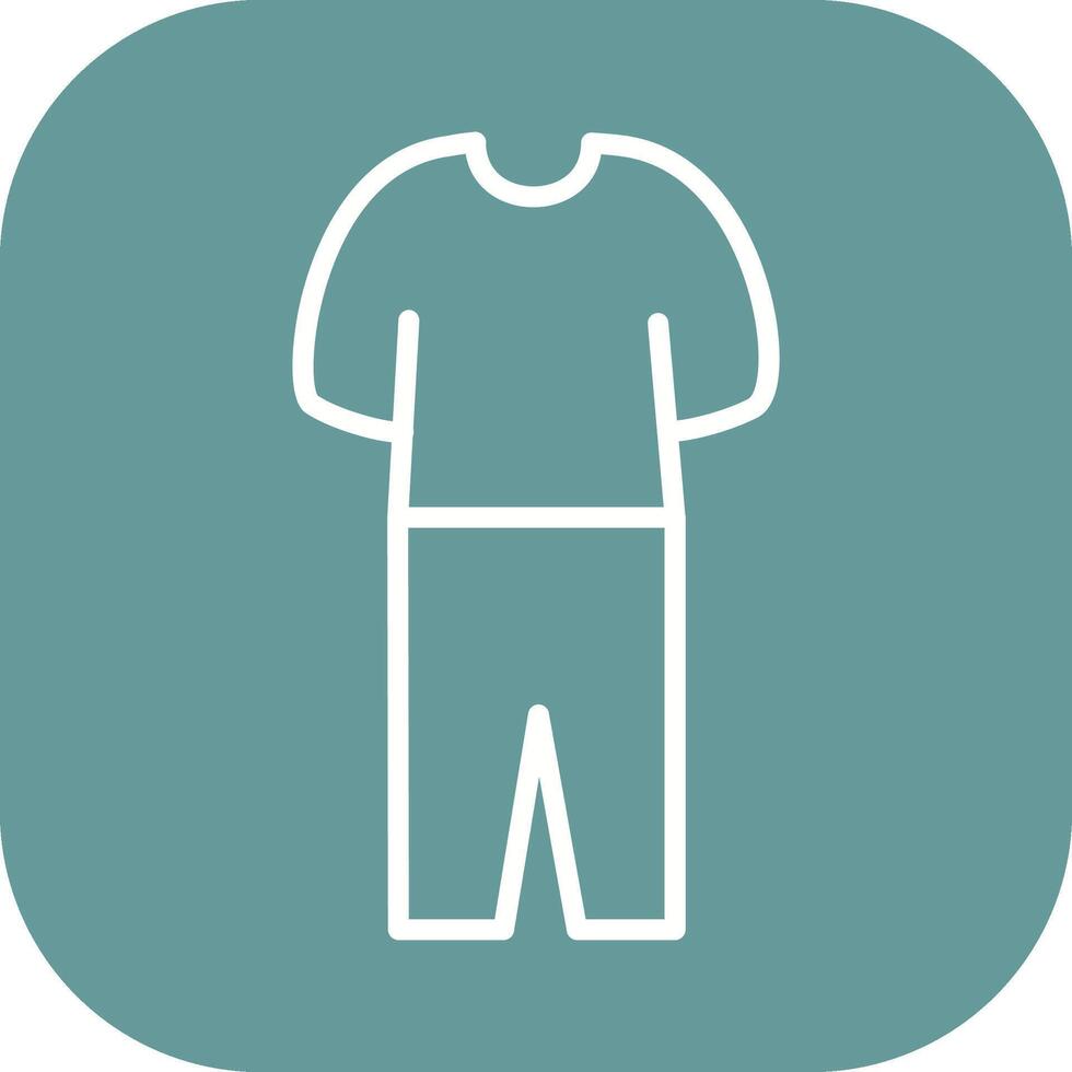 Pyjamas Suit Vector Icon