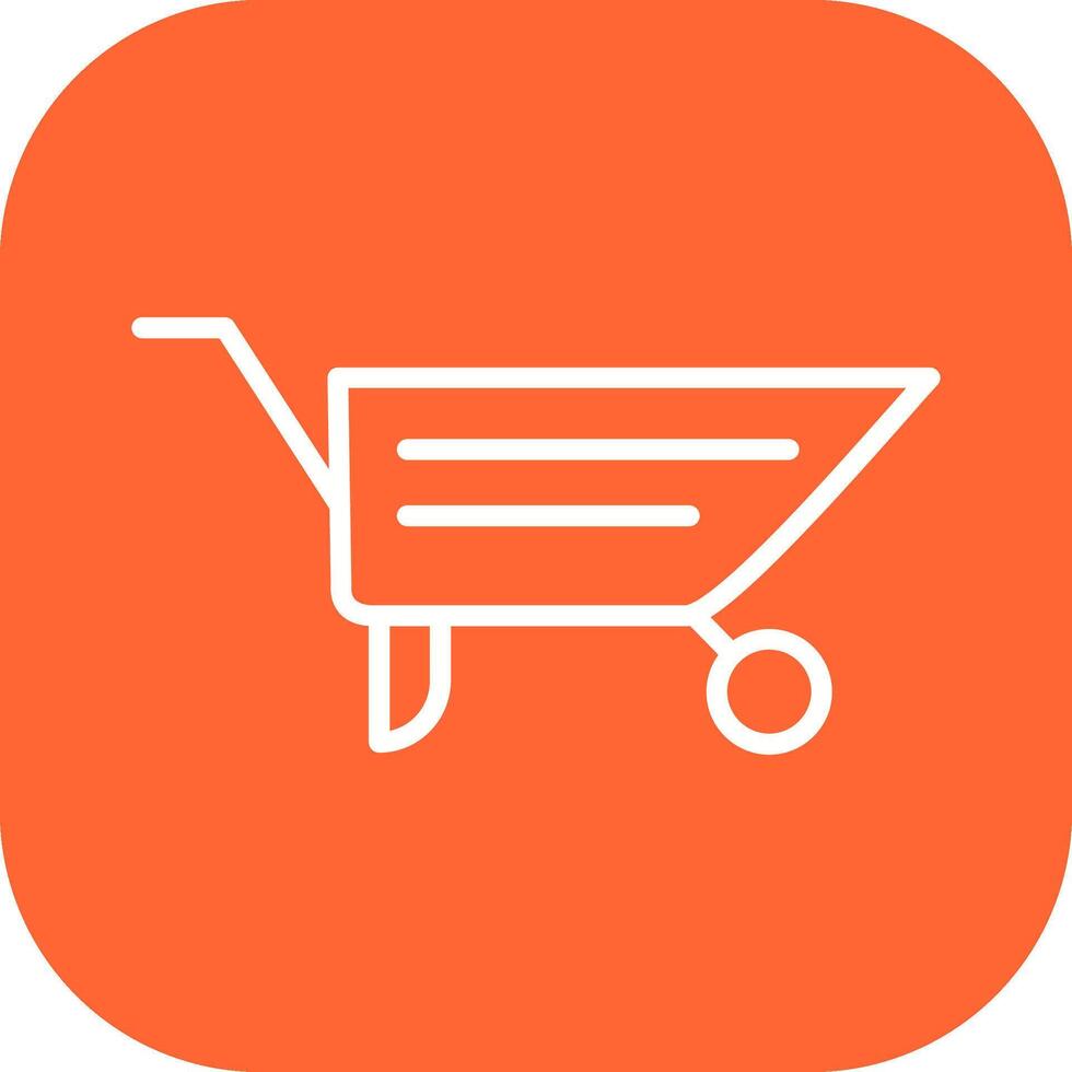 Garden Cart Vector Icon