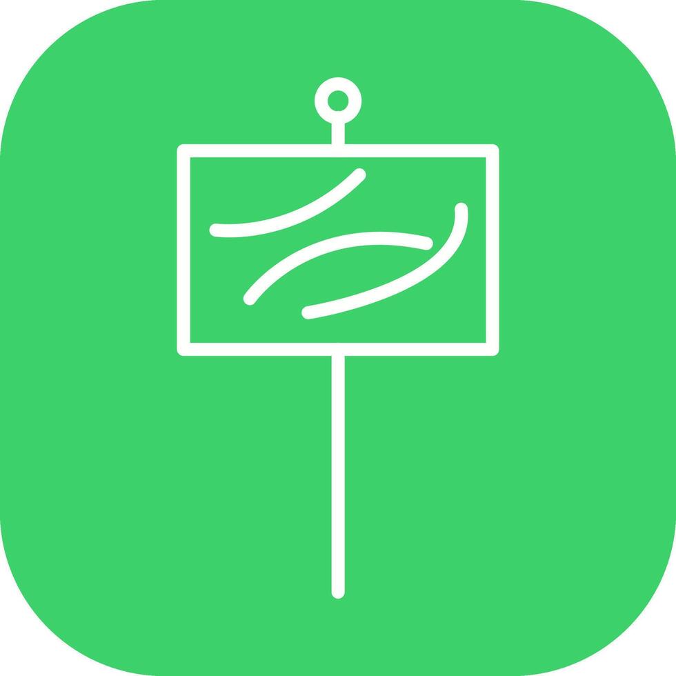 Beach Sign Vector Icon