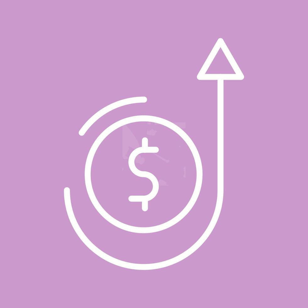 Money Growth Vector Icon