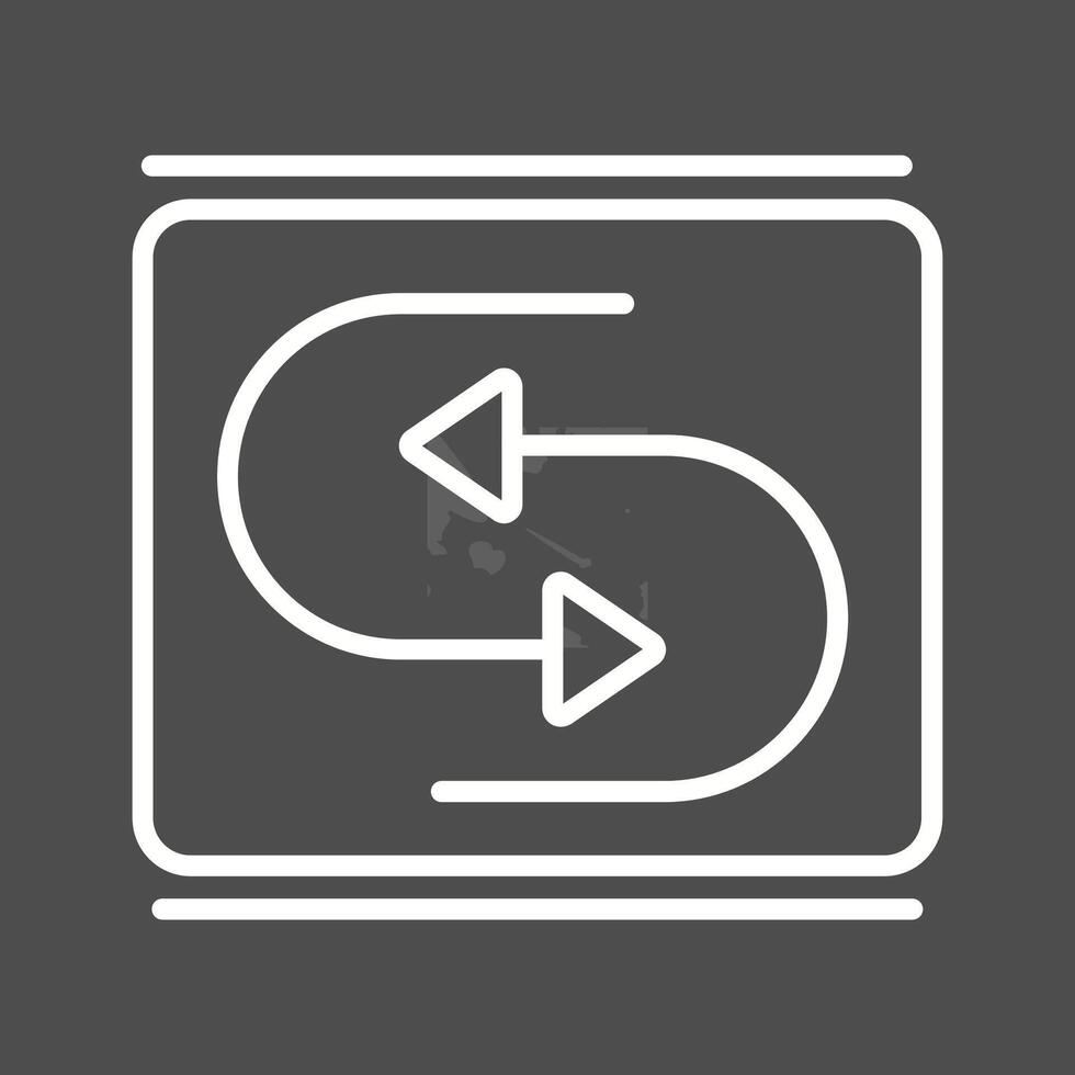 Reverse Arrow Vector Icon