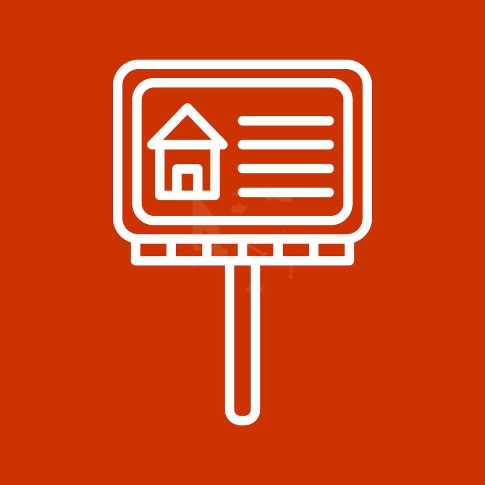 Billboard Vector Icon