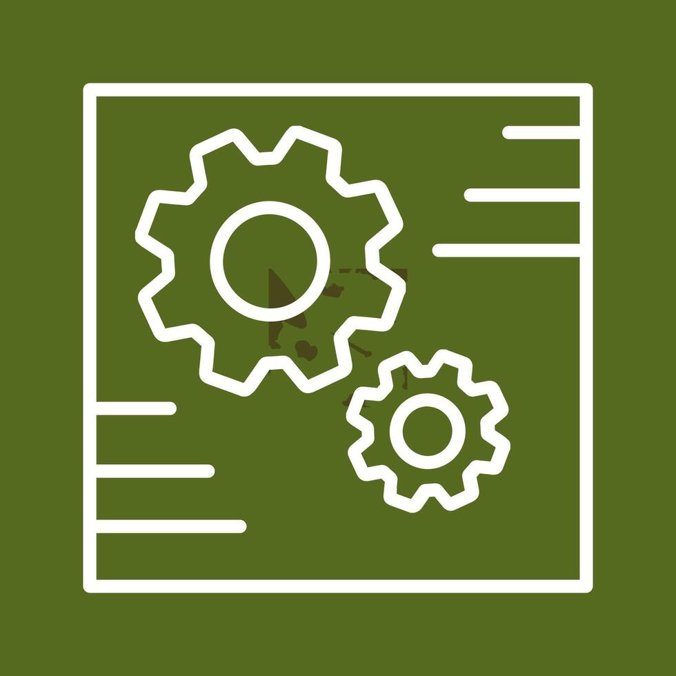 icono de vector de rueda dentada