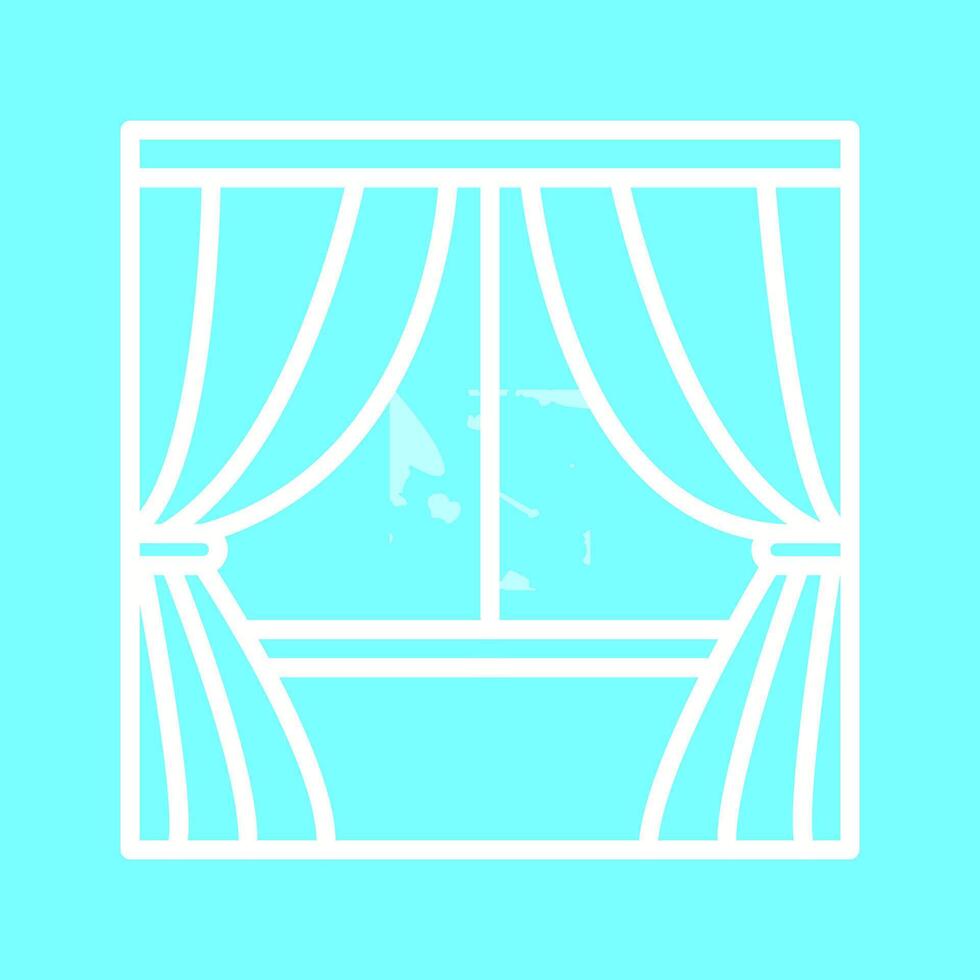 Curtains Vector Icon