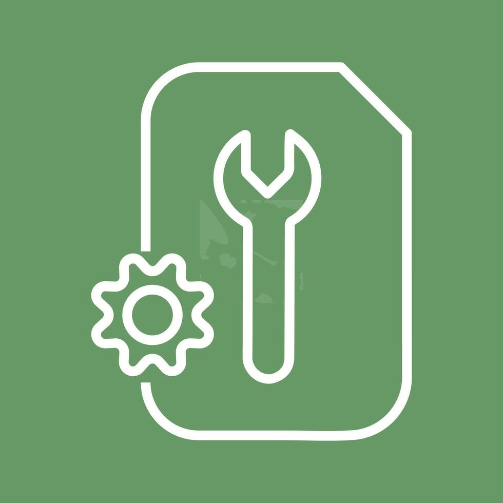 Document Setting Vector Icon