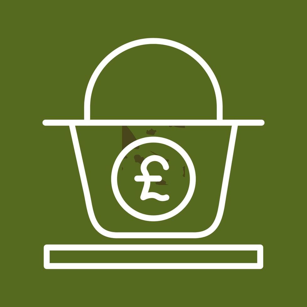 Pound Basket Vector Icon