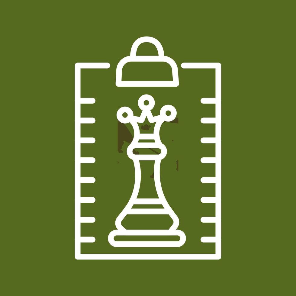 Clipboard Chess Vector Icon