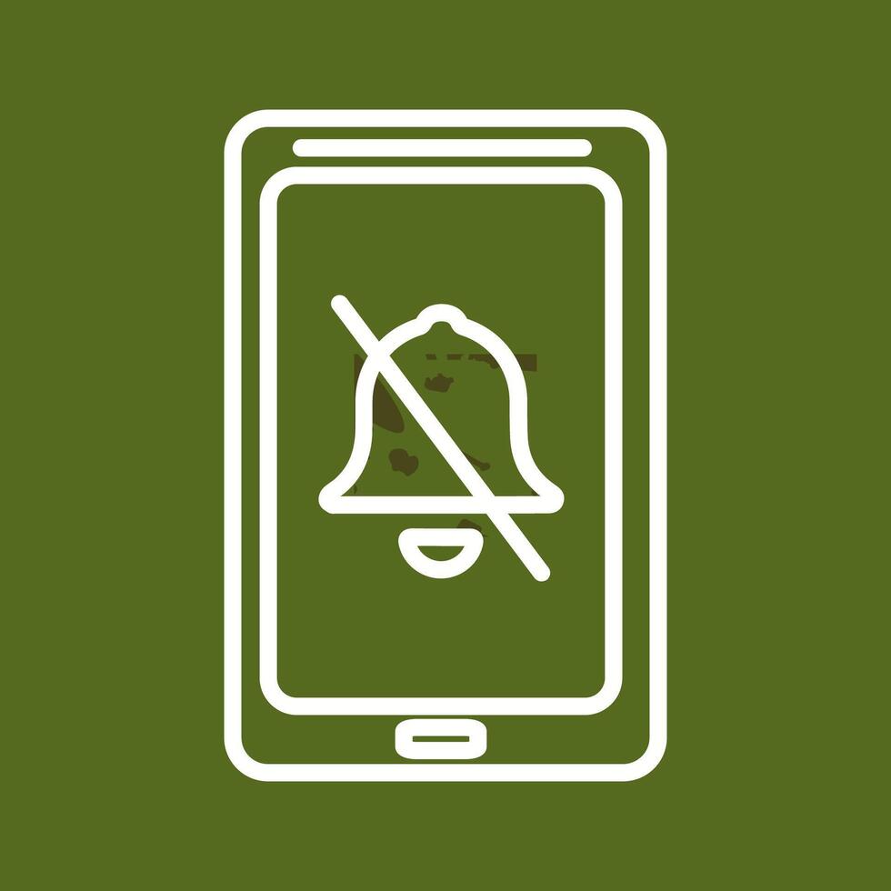 Notification Mute Vector Icon