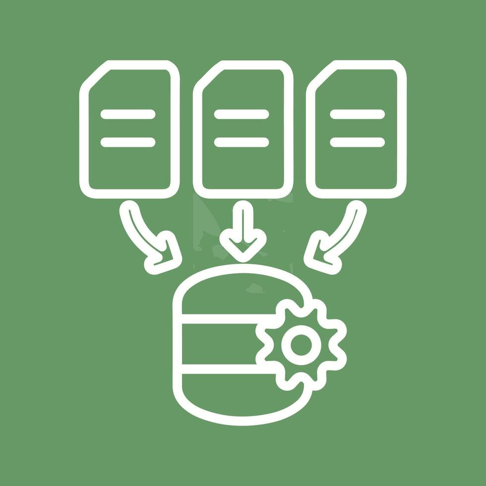 Data Processing Vector Icon