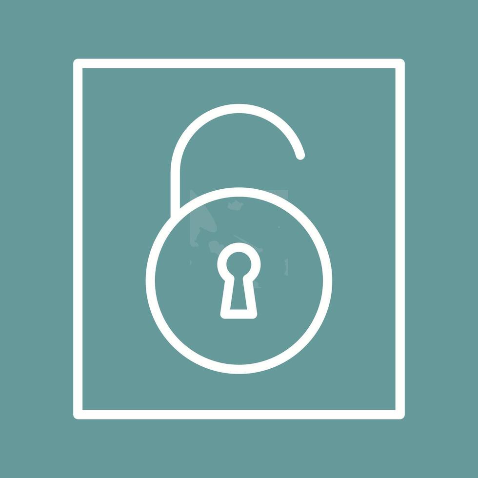 Open Lock I Vector Icon