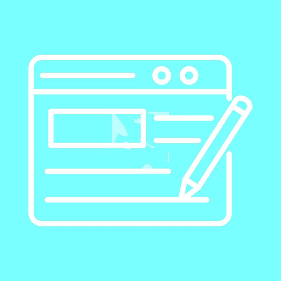 Blogging Service Vector Icon