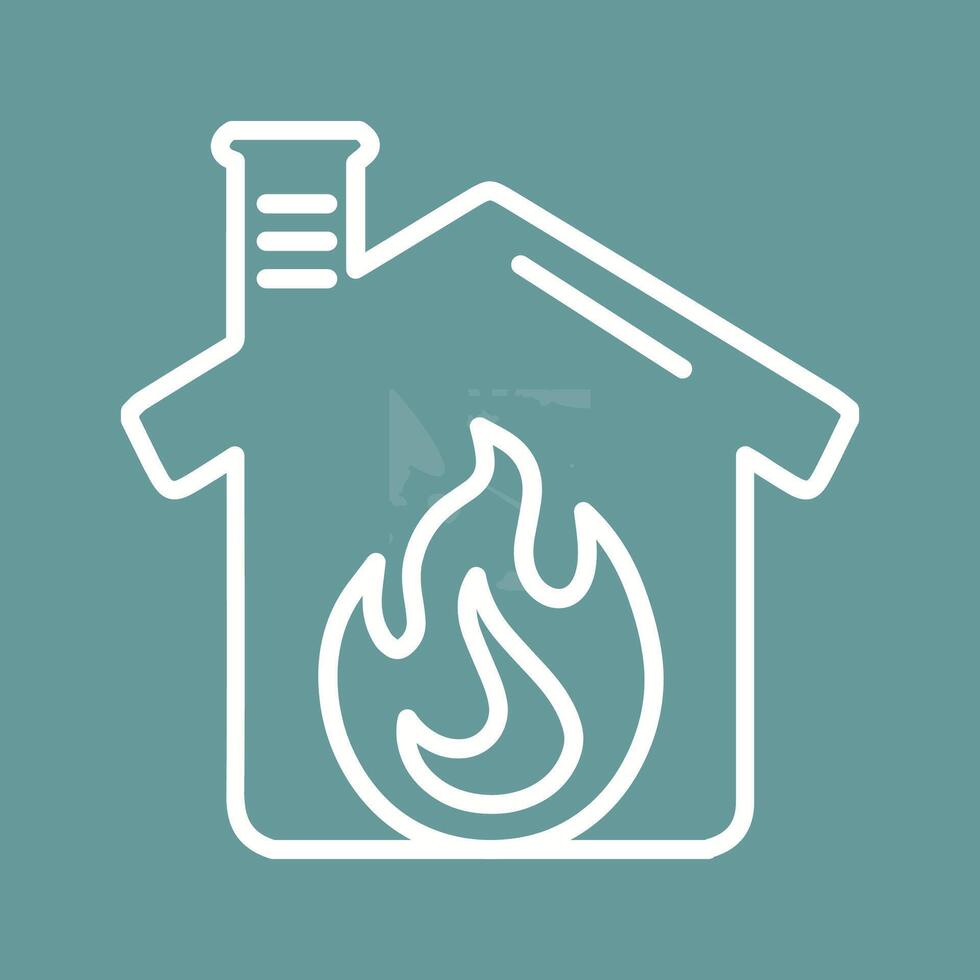 Housefire Vector Icon