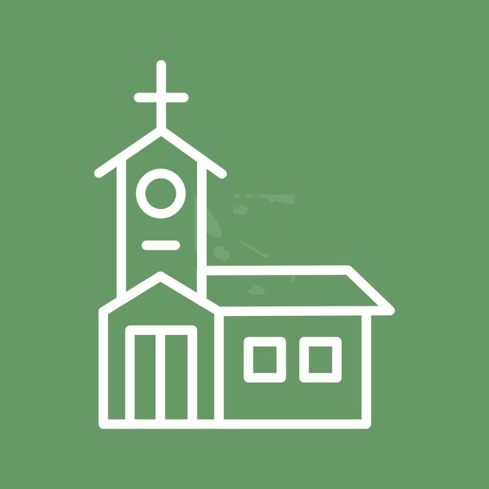 Building Church Vector Icon