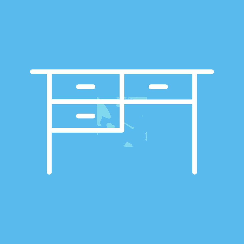 Table with Drawers II Vector Icon