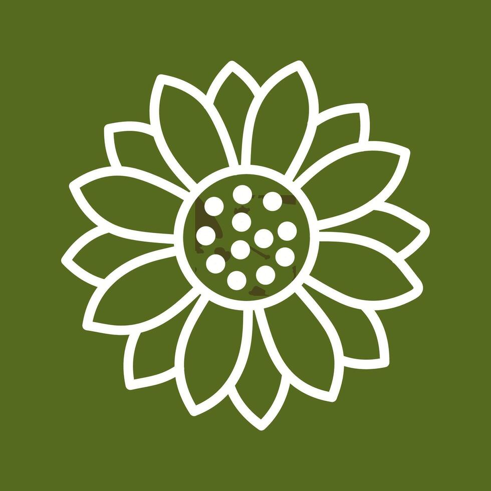 icono de vector de girasol