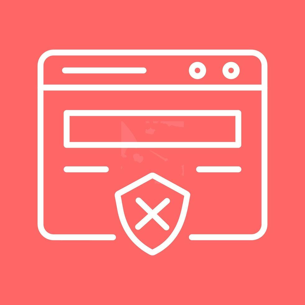Unprotected Website Vector Icon