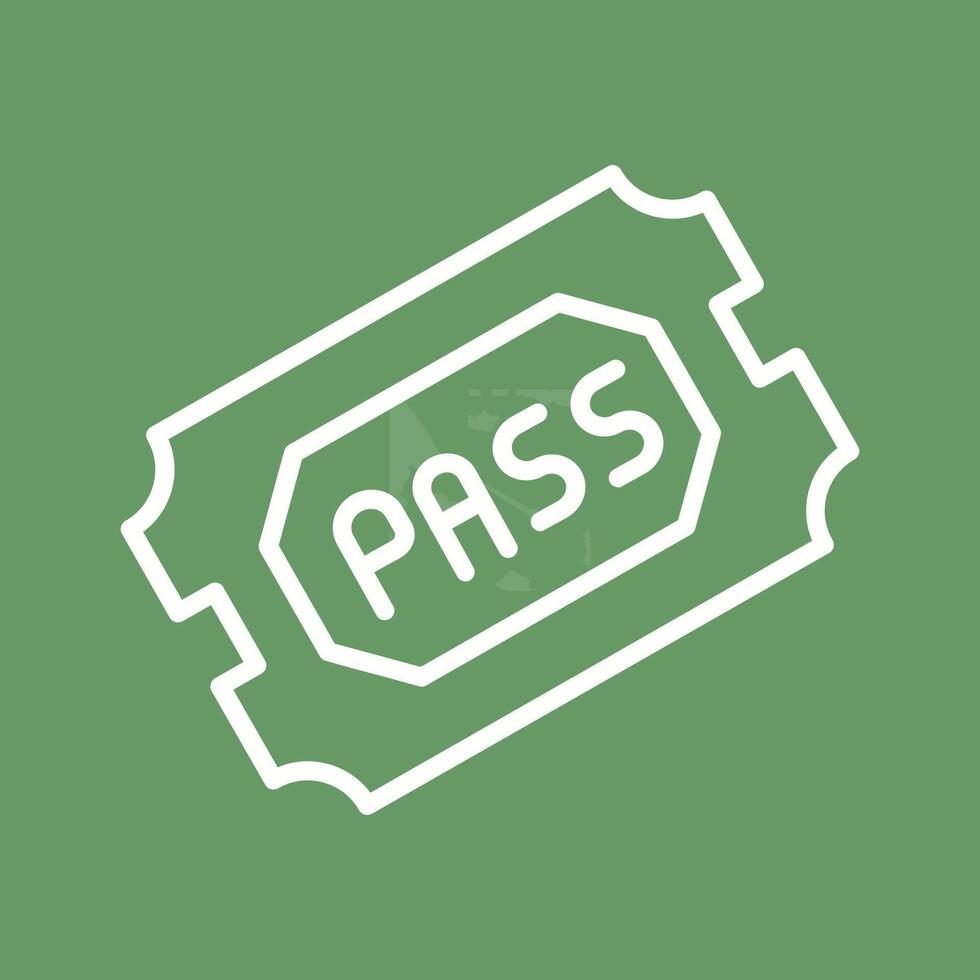 Passes Vector Icon