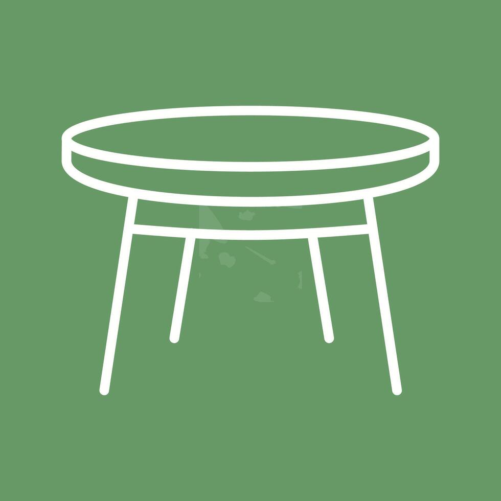 Small Table Vector Icon