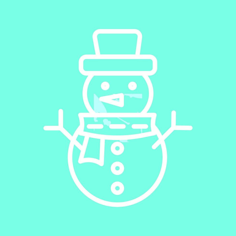 Snowman Vector Icon