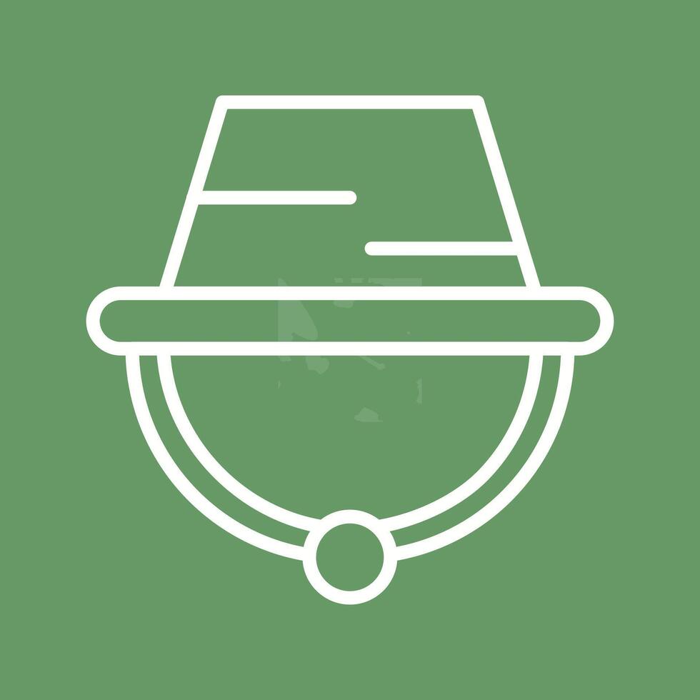 Camping Hat Vector Icon