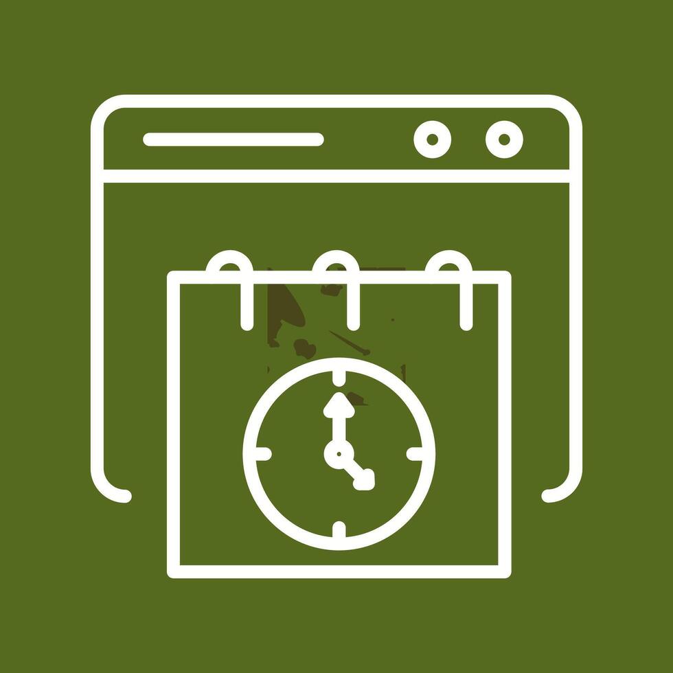 Deadline Web Vector Icon