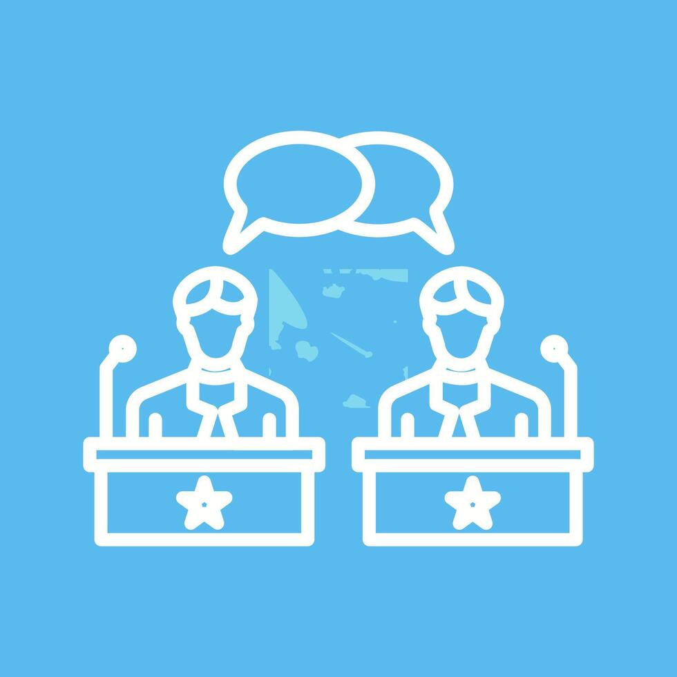 Debate Vector Icon