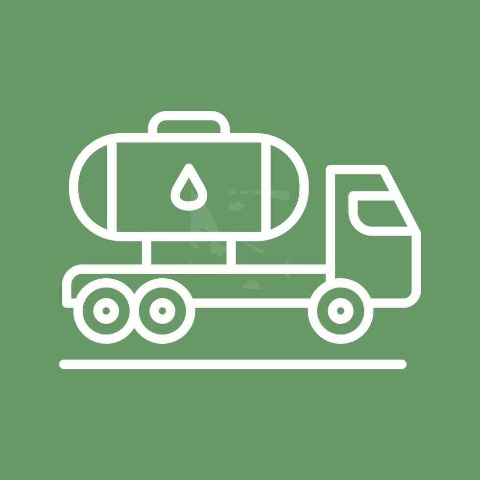 Tank Truck Vector Icon