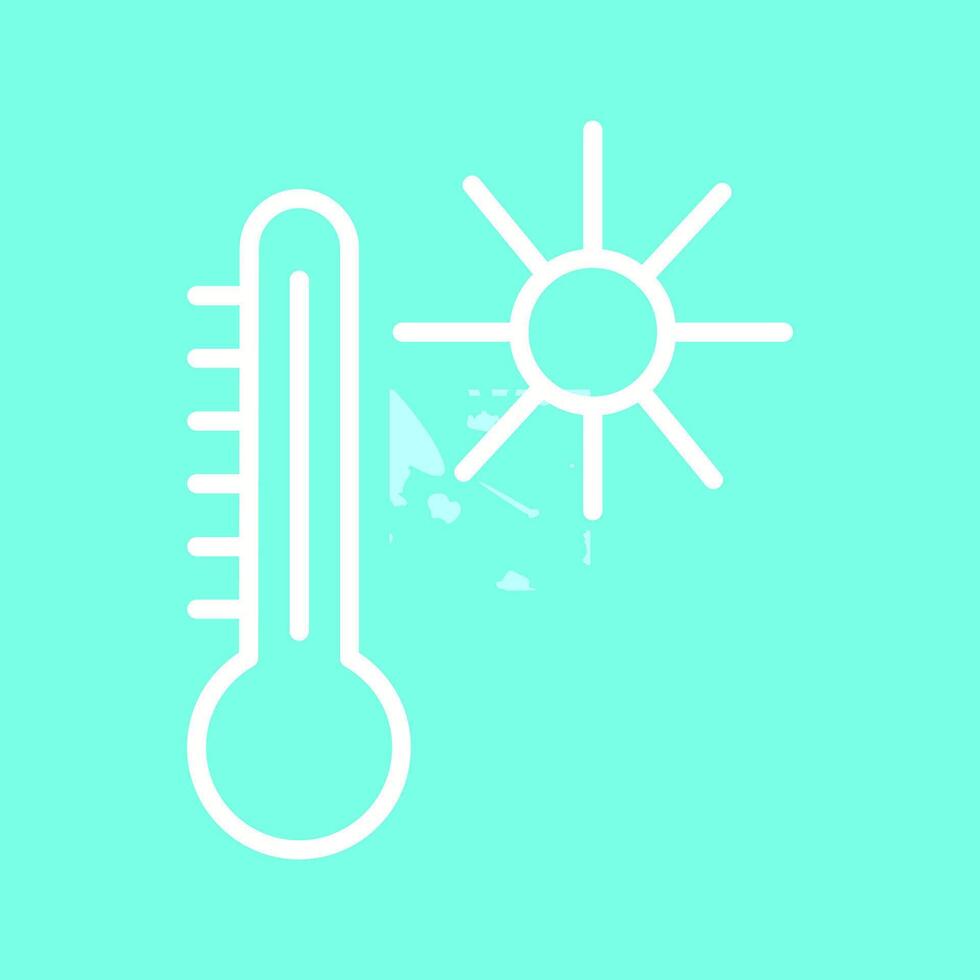 icono de vector de temperatura