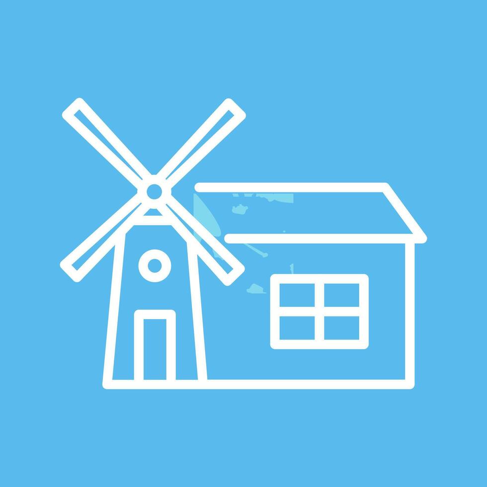 Windmill Vector Icon