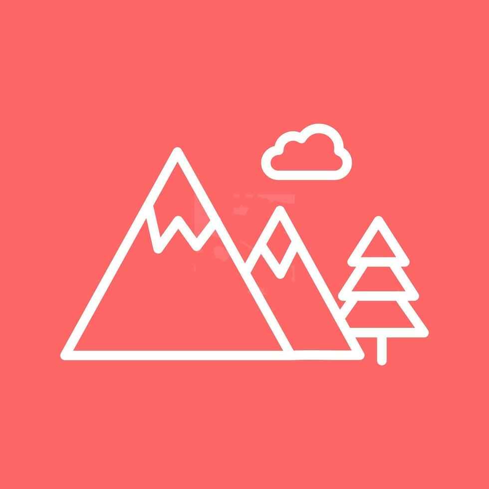 Mountain Vector Icon