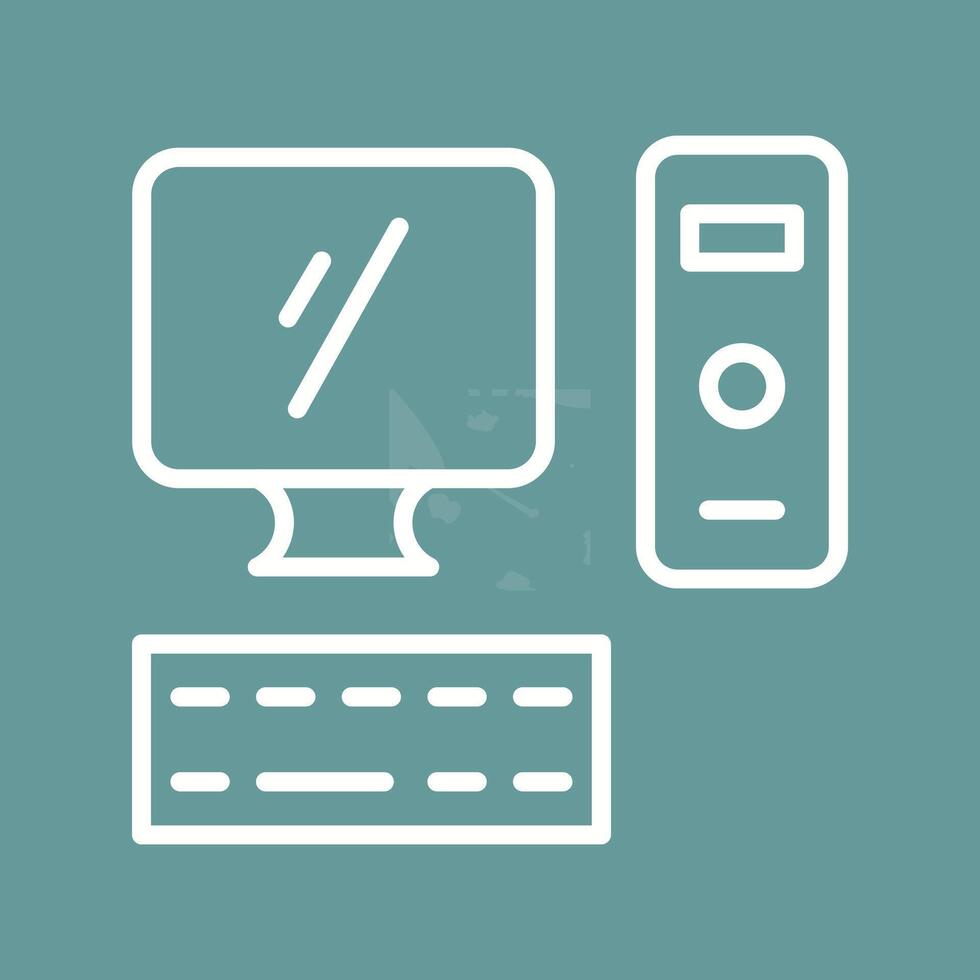 Computer Vector Icon