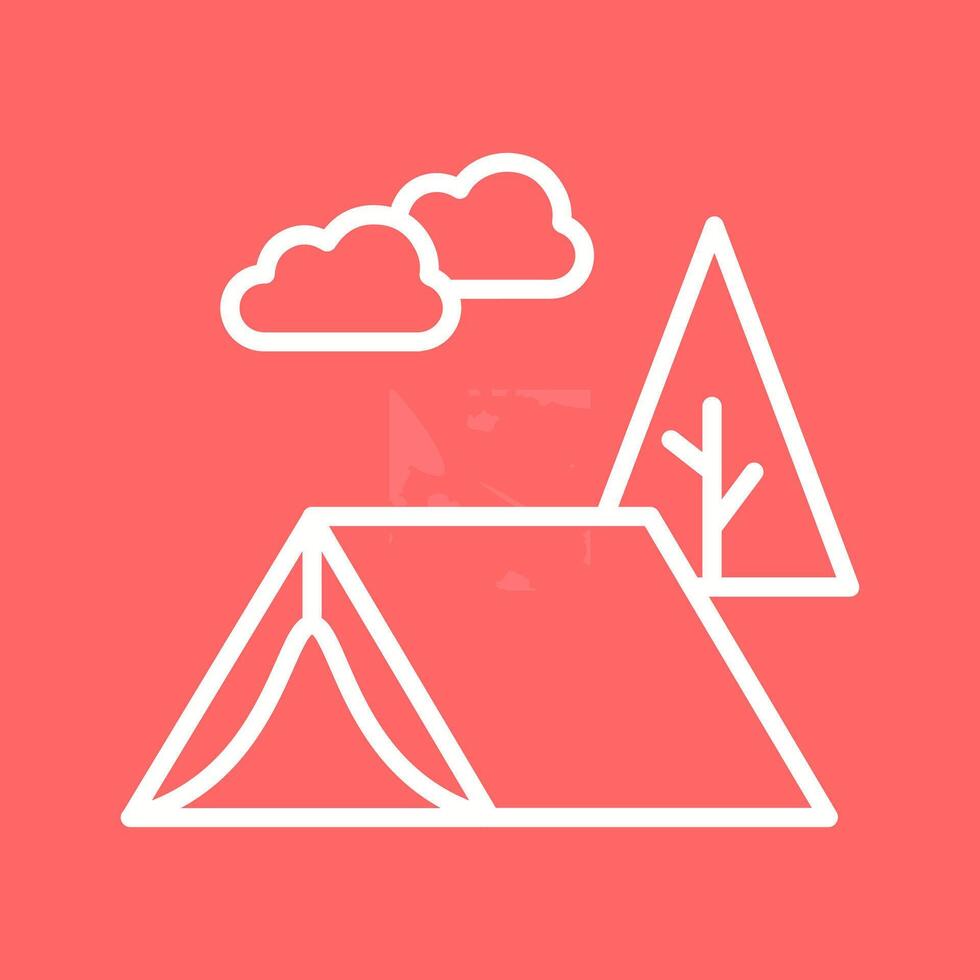 Tent Vector Icon