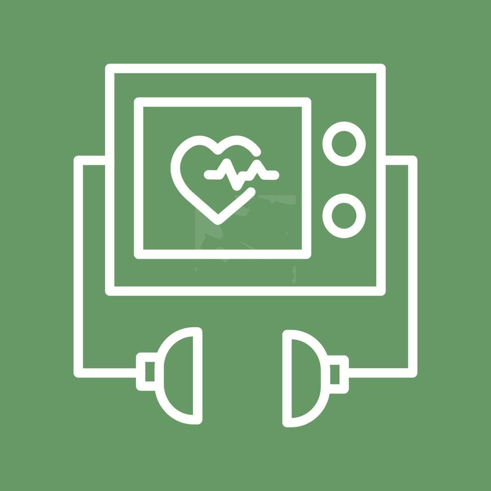 Defibrillator Vector Icon