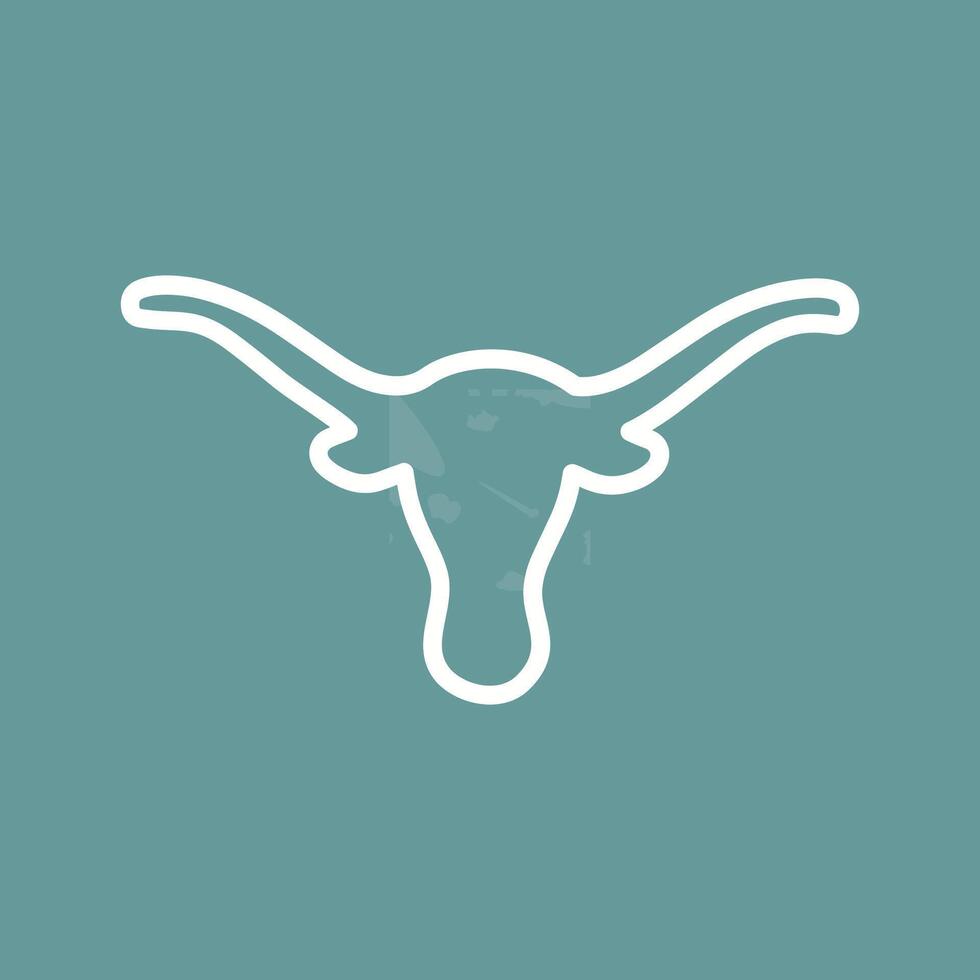 Bull Horns Vector Icon