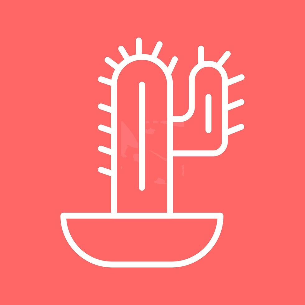 icono de vector de cactus