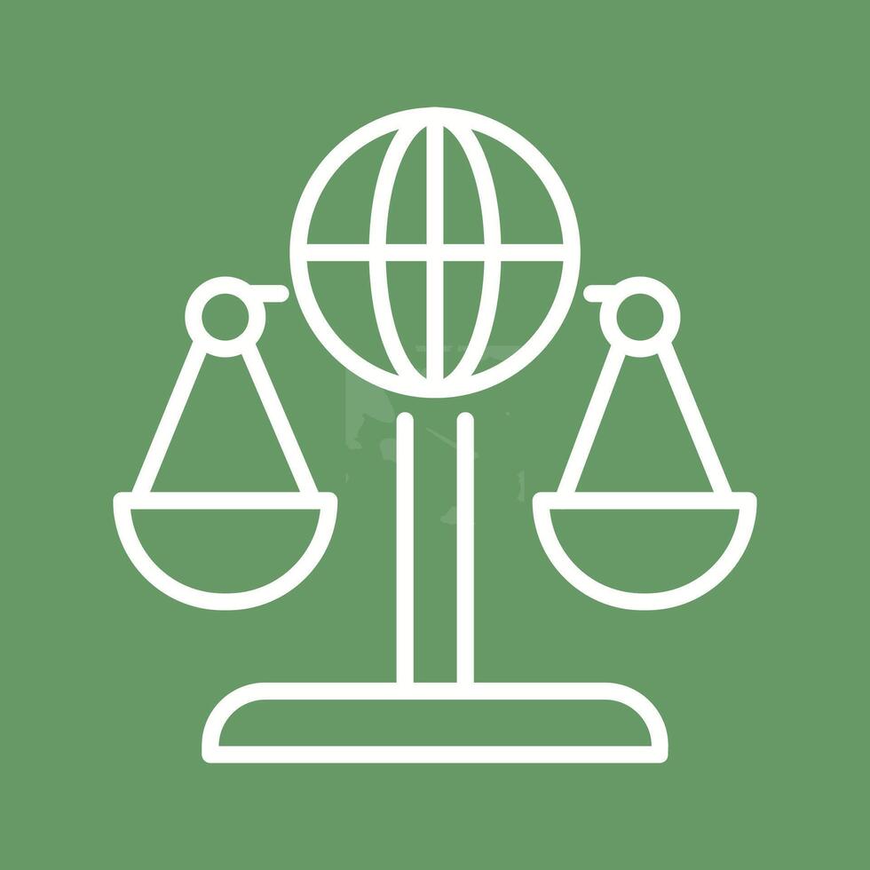 International Law Vector Icon